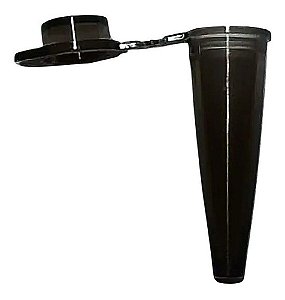 Microtubo 0,78ml Preto Fechado - 5000 Unidades