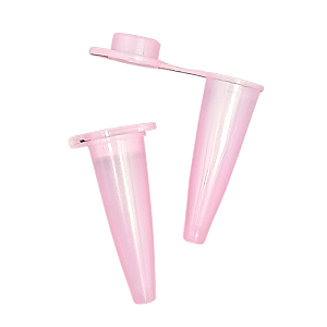 Microtubo 0,78ml Rosa Bebê - 500 Unidades