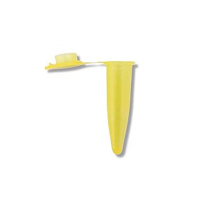 Microtubo 1,5ml Amarelo - 500 Unidades
