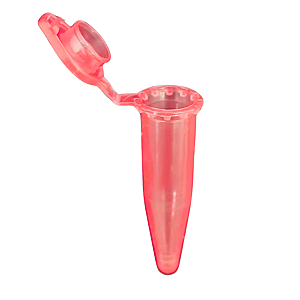 Microtubo 1,5ml Vermelho - 1000 Unidades