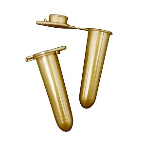 Microtubo 1,6mL Dourado - 500 Unidades