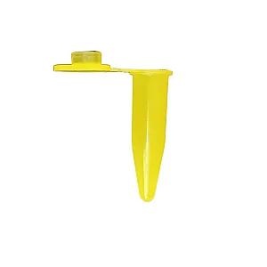 Microtubo de Centrifugação 1,0ml Amarelo Pacote com 10.000 Unidades
