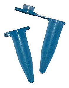 Microtubo de Centrifugação 1,0ml Azul Pacote com 10.000 Unidades