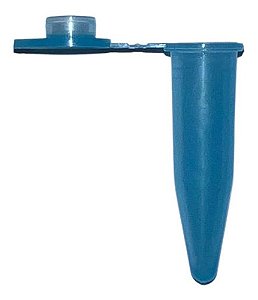 Microtubo de Centrifugação 1,0ml Azul Pacote com 3000 Unidades