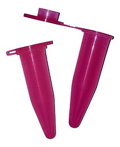 Microtubo de Centrifugação 1,0ml Rosa Pink Pacote com 10.000 Unidades