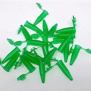 Microtubo de Centrifugação 1,0ml Verde Pacote com 5000 Unidades
