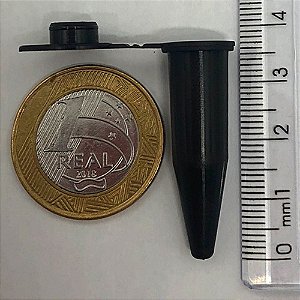 Microtubo de Centrifugação Pino 0,9ml Preto Fechado C/ 5.000 Unidades