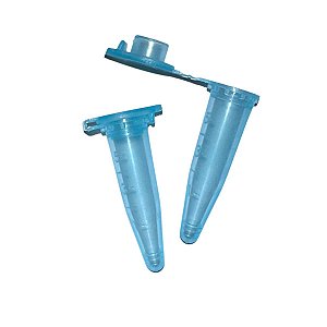 Microtubo de Centrifugação Tipo Eppendorf Cap. 0,5ml - Azul - 10.000 Unidades