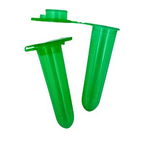 Microtubo Eppendorf Capacidade Interna 1,6mL 1000 Unidades - Verde