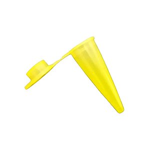 Microtubo Flaconete Tipo Epp 0,65ml Pacote com 10.000 Unidades - Amarelo