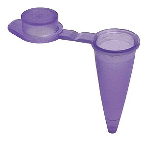 Microtubo Flaconete Tipo Epp 0,65ml Pacote com 5.000 Unidades - Lilás