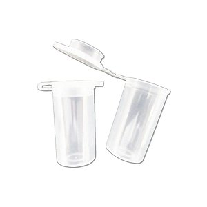 Microtubo Fundo Chato 4,5ml Cor Incolor Com Tampa Pacote 500 Unidades