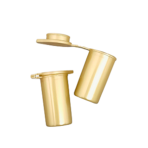 Microtubo Fundo Chato 4,5ml Dourado - 1000 Unidades