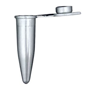 Microtubo Mini Flaconete Tipo Eppendorf 0,85ml - Prata - 1000 Unidades