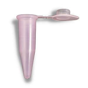 Microtubo Mini Flaconete Tipo Eppendorf 0,85ml - Rosa Bebê - 1000 Unidades