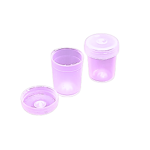 Microtubo Provador Rosa Bebê 0,7mL com Tampa Plana de Pressão - 1.000 Unidades