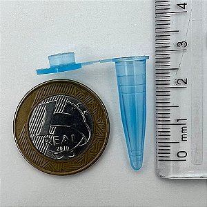 Microtubo Tipo Eppendorf 0,38ml Int. Pacote com 2.000 Unidades Azul - ARKADI