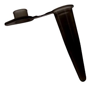 Microtubo Tipo Eppendorf 0,38ml Int. Pacote com 20.000 Unidades Preto Fechado