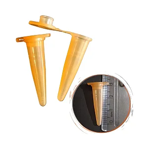 Microtubo Tipo Eppendorf 0,38ml Int. Pacote com 5.000 Unidades Laranja