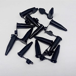 Microtubo Tipo Eppendorf 1,0ml - 5000 Unidades - Preto Fechado