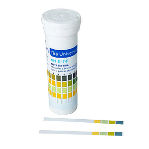 Papel Indicador de Ph 0-14 Caixa com 450 Testes em Tiras Marca: KASVI