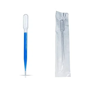 Pipeta Pasteur 3ml Estéril Embalada Individualmente - 25 Unidades