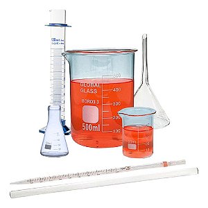 Super Kit de Acessórios Vidrarias p/ Laboratório
