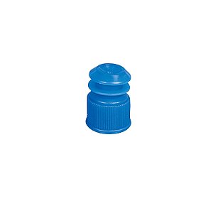 Tampa Tipo Flecha Para Tubo de Ensaio 12x75mm Azul - 100 Unidades