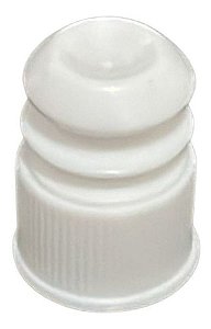 Tampa Tipo Flecha Para Tubo de Ensaio 12x75mm Branco - 1000 Unidades