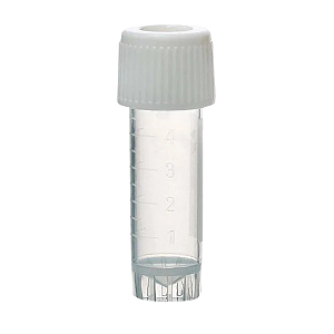 Tubo Criogênico 5,0ml Graduado com Tampa Pacote: 100 Unidades