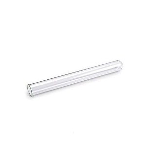 Tubo de Ensaio em Vidro S/ Tampa - Medida: 12x75mm - Caixa com 250 Unidades