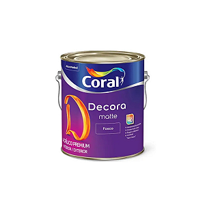 TINTA ACRÍLICA FOSCA DECORA MATTE PREMIUM BCO NEVE 3,6L - INTERIOR E EXTERIOR