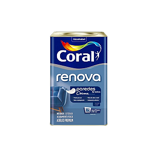 TINTA RENOVA PAREDES E TETO FOSCO BRANCO GELO 16L