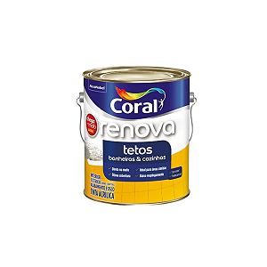 TINTA RENOVA TETOS BRANCO 3,6L - CHEGA DE MOFO