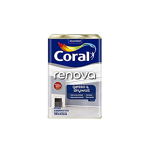 TINTA RENOVA GESSO E DRYWAL BRANCO 18L - DIRETO NO GESSO