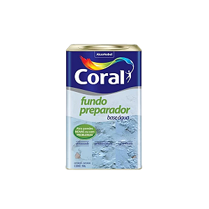 FUNDO PREPARADOR BASE ÁGUA INCOLOR CORAL 18L