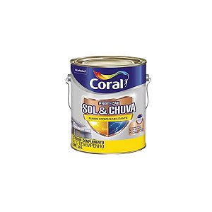 FUNDO IMPERMEABILIZANTE FOSCO SOL E CHUVA CORAL 3,6L