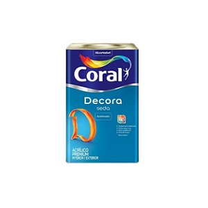 TINTA DECORA SEDA BRANCO ACRÍLICA ACETINADA 18L