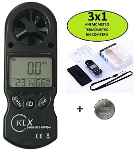 Anemometro/higrometro/termostato