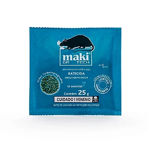 Raticida Maki Granulado 25g