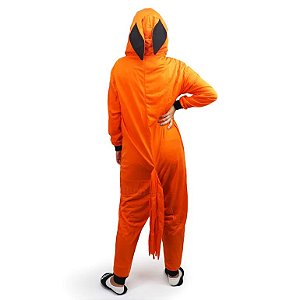 MACACAO KIGURUMI SUMMER INFANTIL RAPOSA 4-6 ANOS