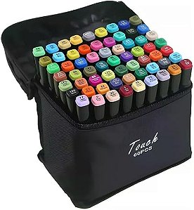 Canetinhas Ponta Dupla para Colorir- KIt c/60 unidades