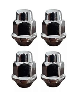 4 Porcas Roda Hyundai Hb20 I30 Tucson Ix35 Cromada