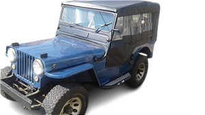 CAPOTA JEEP WILLYS 51/54 COM(4) CORTINAS LATERAIS