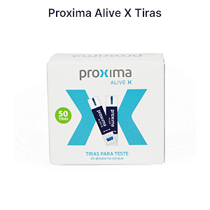 Tiras De Glicose Proxima Alive Com 50 Unidades