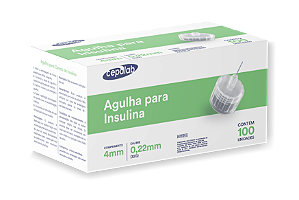 Agulha Para Caneta De Insulina 4mm C/100 un Cepalab