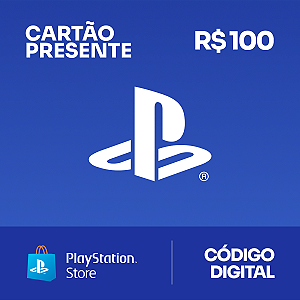 R$100 PlayStation Store - Cartão Presente Digital [Exclusivo Brasil] - Rewin Games