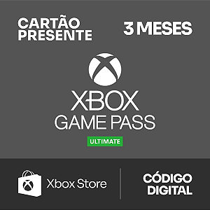 Xbox Game Pass Ultimate 3 Meses - Cartão Presente - Rewin Games