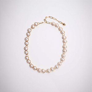 Colar Peônia com Bordas