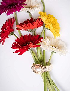 Bracelete Peônia Oval